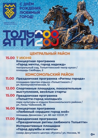 С Днём рождения, Тольятти!